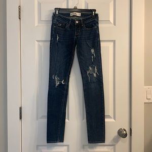 Distressed Hollister Jeans